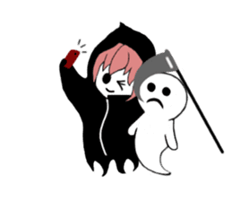 Cute Death sticker #5191549