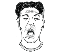 Crazy social guys (AW) sticker #5191972