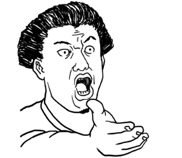 Crazy social guys (AW) sticker #5192004