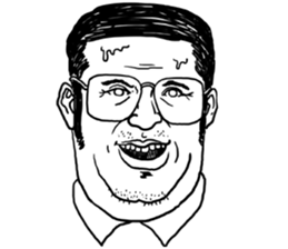 Crazy social guys (AW) sticker #5192010