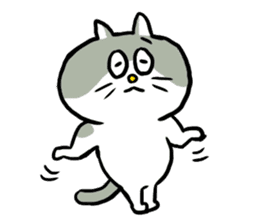 Nyanko the cat sticker sticker #5192416