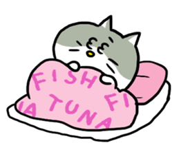 Nyanko the cat sticker sticker #5192421