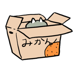 Nyanko the cat sticker sticker #5192424