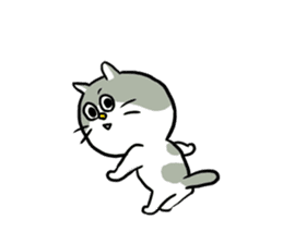Nyanko the cat sticker sticker #5192426