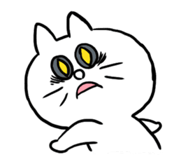 Nyanko the cat sticker sticker #5192427