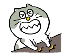 Nyanko the cat sticker sticker #5192428