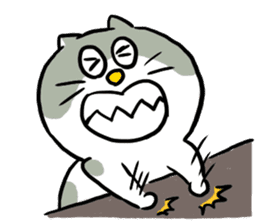 Nyanko the cat sticker sticker #5192428