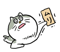 Nyanko the cat sticker sticker #5192430