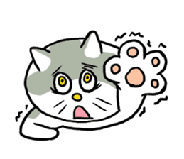 Nyanko the cat sticker sticker #5192433