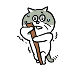 Nyanko the cat sticker sticker #5192437