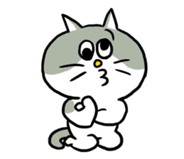 Nyanko the cat sticker sticker #5192441