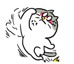 Nyanko the cat sticker sticker #5192444