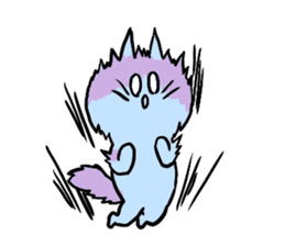Nyanko the cat sticker sticker #5192446