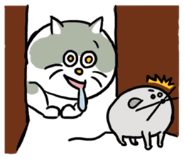 Nyanko the cat sticker sticker #5192447