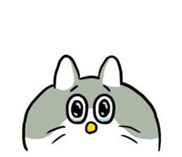 Nyanko the cat sticker sticker #5192451