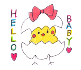 Celebrate all the events with chicks. sticker #5192452