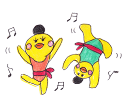 Celebrate all the events with chicks. sticker #5192461