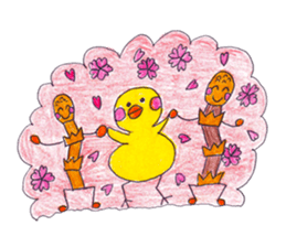 Celebrate all the events with chicks. sticker #5192463