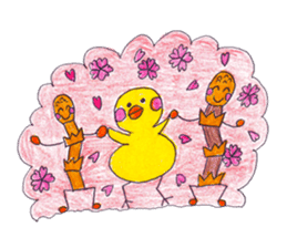 Celebrate all the events with chicks. sticker #5192463