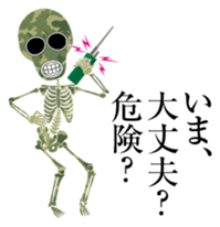 Camouflage skulls sticker #5192572