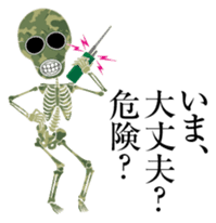 Camouflage skulls sticker #5192572