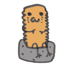 Drooling Okinawan lion Sticker sticker #5192623