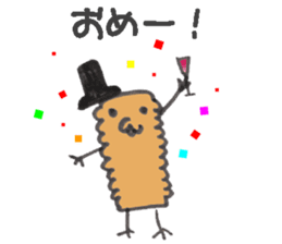 Drooling Okinawan lion Sticker sticker #5192627