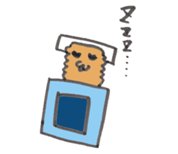 Drooling Okinawan lion Sticker sticker #5192630