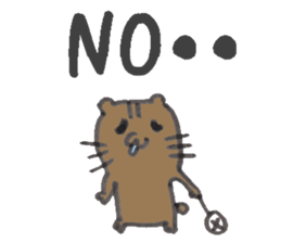 Drooling Okinawan lion Sticker sticker #5192643