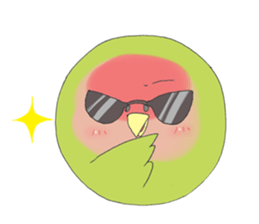 Perfectly round of true parrots (part.2) sticker #5192716