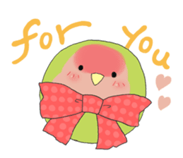 Perfectly round of true parrots (part.2) sticker #5192730