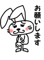 Daily rabbit Sticker sticker #5192772