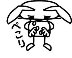 Daily rabbit Sticker sticker #5192773