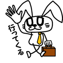 Daily rabbit Sticker sticker #5192780