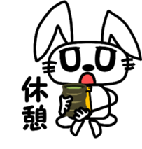 Daily rabbit Sticker sticker #5192781