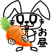 Daily rabbit Sticker sticker #5192782