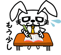 Daily rabbit Sticker sticker #5192783