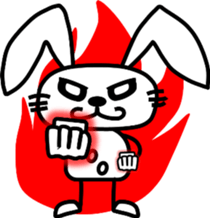 Daily rabbit Sticker sticker #5192791