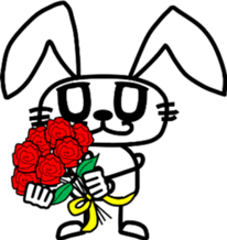 Daily rabbit Sticker sticker #5192792