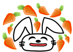 Daily rabbit Sticker sticker #5192794