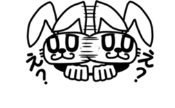 Daily rabbit Sticker sticker #5192798