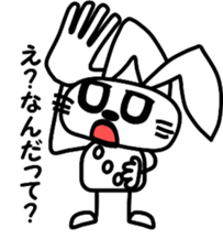 Daily rabbit Sticker sticker #5192800