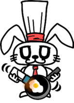 Daily rabbit Sticker sticker #5192807