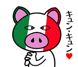 Message of piglets 6 sticker #5193236