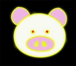 Message of piglets 6 sticker #5193237