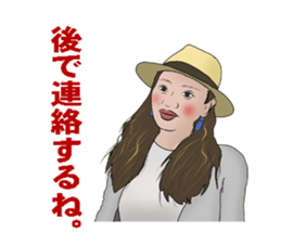 people on the street in Japan 2 sticker #5193398