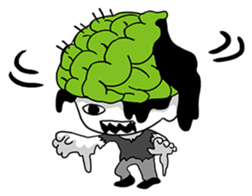 we are all dead sticker #5193436