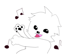 I love a dog and a cat sticker #5193458