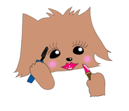 I love a dog and a cat sticker #5193464