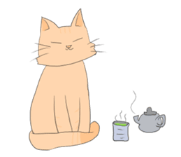 I love a dog and a cat sticker #5193472